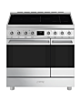 Smeg C92IPX2 Symphony Electric Range Cooker with Induction Hob - 90cm - Stainless Steel