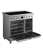 Smeg C92IPX2 Symphony Electric Range Cooker with Induction Hob - 90cm - Stainless Steel