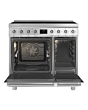 Smeg C92IPX2 Symphony Electric Range Cooker with Induction Hob - 90cm - Stainless Steel
