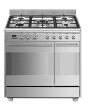 Smeg SCB92MX8 Concert Dual Fuel Range Cooker - 90cm - Stainless Steel