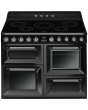 Smeg TR4110IBL2 110cm Electric Rangecooker with Triple Oven and Induction Hob - Black
