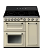 Smeg TR93IP Victoria Induction Range Cooker 90cm -  Cream 