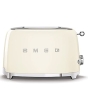 Smeg TSF01CRUK 2 Slice Retro Style Toaster Cream