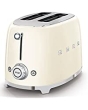 Smeg TSF01CRUK 2 Slice Retro Style Toaster Cream
