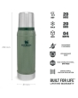 Stanley Classic Vacuum Bottle 0.75L Green