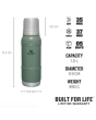 Stanley Artisan Thermal Bottle 1.0L Green