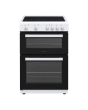 Statesman EDC60W2 60cm Apollo Electric Double Oven with Ceramic Hob - White