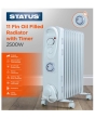 Status OFH11-2500WT1PKB 2500W 11 Fin Oil Filled Radiator 
