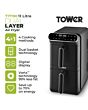 Tower T17190 Dual Layer Air Fryer - 11L Capacity