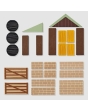 Tractor Ted Wooden Farm Play Blocks