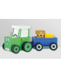 Tractor Ted Wooden Tractor + Trailer