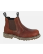 Woodland Gusset Chelsea Boot - Brown 