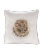 Wrendale Square Cushion Awakening Hedgehog