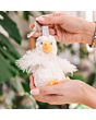 Wrendale Plush Keyring Goose Pearl
