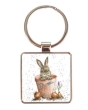 Wrendale Keyring 'Flower Pot' Rabbit