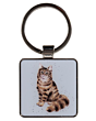 Wrendale Keyring Cat Feline Fab
