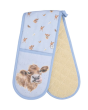 Wrendale Double Oven Glove - 'Farmyard Friends' 