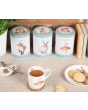 Wrendale Tea Coffee Sugar Set The Country Set Mushroom 