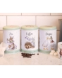 Wrendale Tea Coffee Sugar New Green Lid