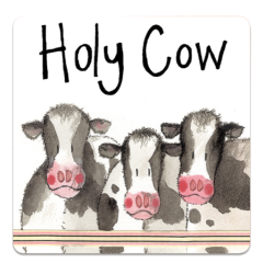 Alex Clark Coaster - Holy Cow