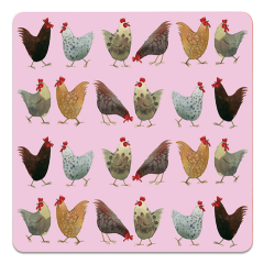 Alex Clark Coaster - Chickens