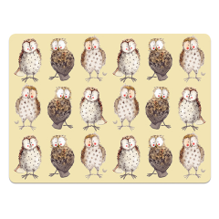 Alex Clark Placemat - Owls