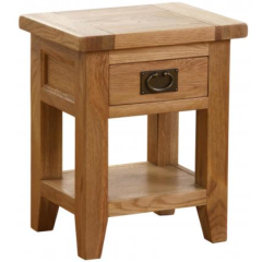 Besp Oak NB023 Vancouver® 1 Drawer 1 Shelf Bedside Table 