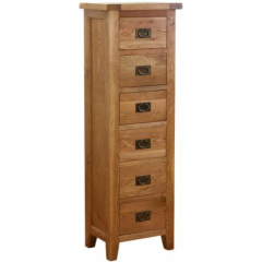Besp Oak NB025 Vancouver® 6 Drawer Tall Chest