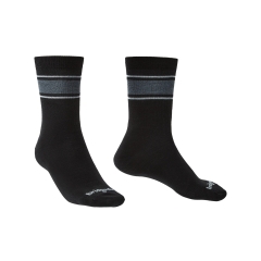BridgedaleMensUltra Light Merino sock Liner Black/Grey