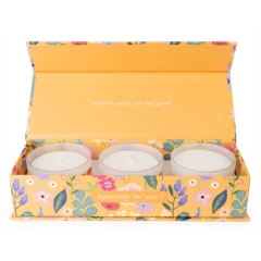 Candlelight Candles Floral Birthday 3 Pack