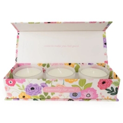 Candlelight Candles Floral Congratulations 3 Pack