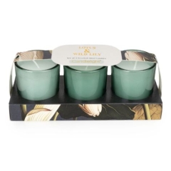Candlelight Votive Candle Lotus + Wild Lily 3 Set 