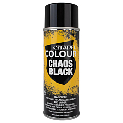 Games Workshop Citadel Colour Chaos Black Spray Paint 400ml