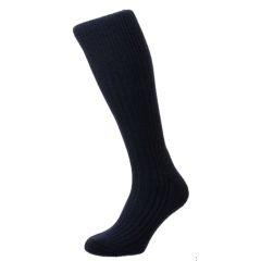 Commando Boot Socks - Navy 