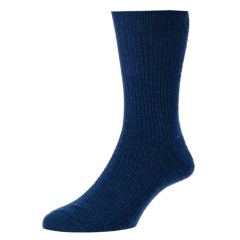 Immaculate Wool / Lycra Socks - Navy 