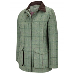 Hoggs Roslin Tweed Field Coat - Spring Bracken