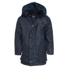 Hoggs Waxed Jacket Navy