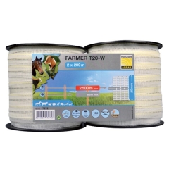 Horizont Farmer T20-W 20Mm 2 X 200Mtr White