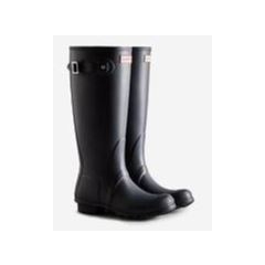 Hunter Womens Original Tall Wellington Boots Navy