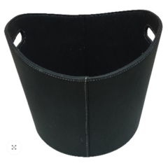 Inglenook FIRE15 Firewood Felt Basket - Black