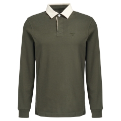 Barbour Howtown Rugby Shirt - Olive