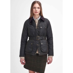 Barbour Solway Zipper Wax Jacket - Olive/Classic