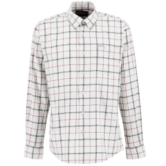 Barbour Deepfell Tattersall Shirt - Fired Brick