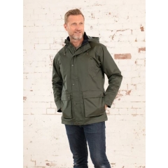 Lighthouse Oxford Mens Coat - Hunter Green