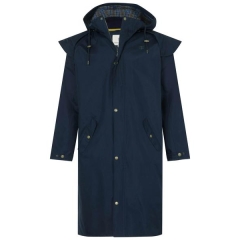 Stockman Mens Waterproof Rain Coat - Deep Night 