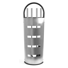 Manor 4102 Modern Companion Set - Black & Stainless Steel