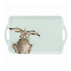 Wrendale Large Handled Tray Hare