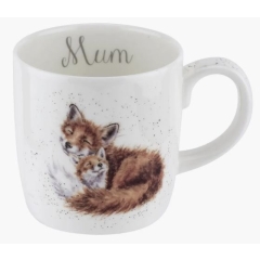 Wrendale Mug Mum Foxes