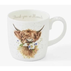Wrendale Large Mug Thank You Cow