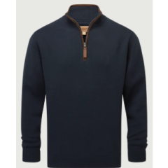 Marlow 1/4 Zip Jumper Navy 